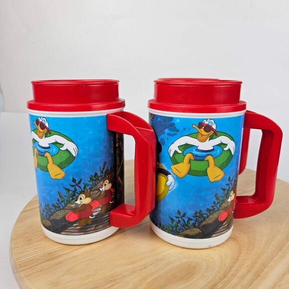 Disney Parks Travel Cup Mug Lot 3 Walt Disney World Whirley Mickey Souvenir WDW - Picture 5 of 7